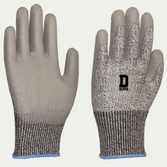 ถุงมือกันบาด ระดับ5 เคลือบPU - ตัวแทนจำหน่ายใบมีดอุตสาหกรรม ธัญ ซัพพลาย แอนด์ เซอร์วิส